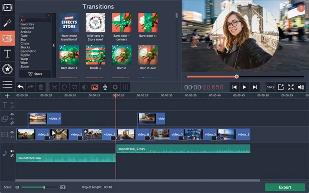 Movavi Video Editor Plus 22.0.0 x86/x64 Repack Portable 2