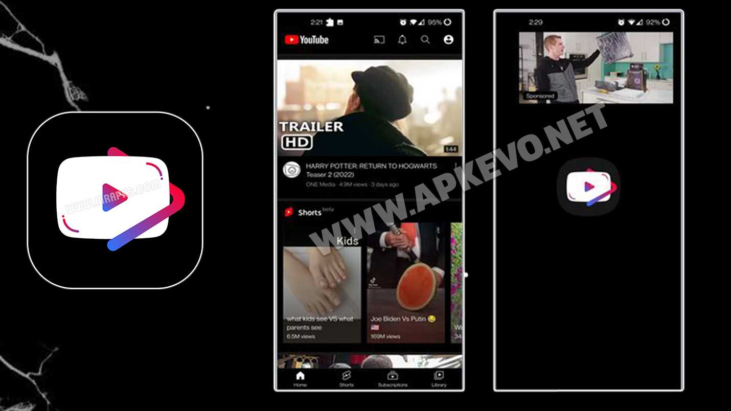 YouTube Vanced v19.20.35 Black/Dark + MicroG Mod 1
